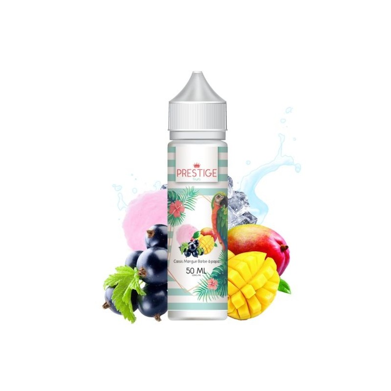 Cassis Mangue Barbe à Papa Prestige Fruits 50 ml | KingVape