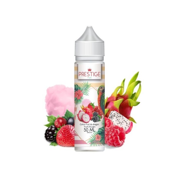 Cotton Candy, Fruit du dragon, Fruits rouges Prestige Fruits 50 ml – Format 50ml | KingVape