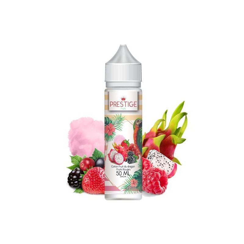 Cotton Candy, Fruit du dragon, Fruits rouges Prestige Fruits 50 ml | KingVape