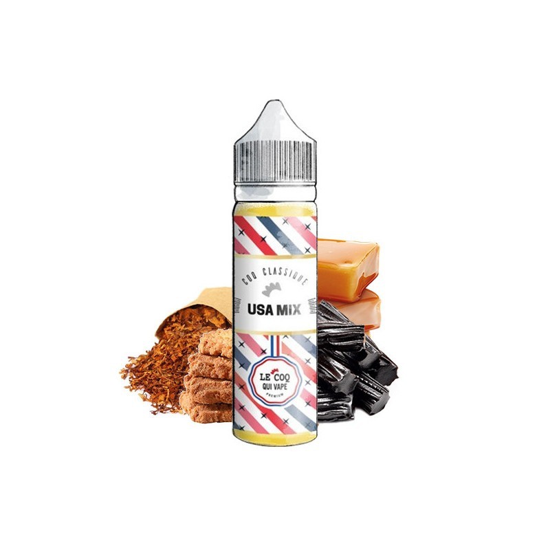 Tabac USA mix - Le Coq Classique 50ml Le Coq qui Vape King Vape