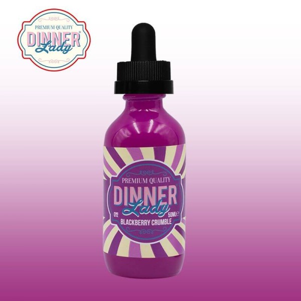 Dinner Lady: Shake N vape 50ML: Blackberry Crumble | KingVape
