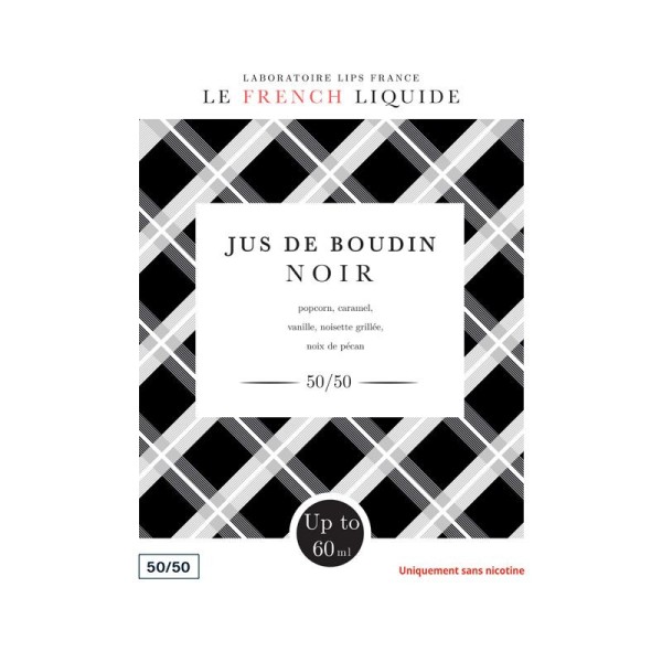 Le French liquide: Jus de Boudin Noir 50ml Le French Liquide King Vape