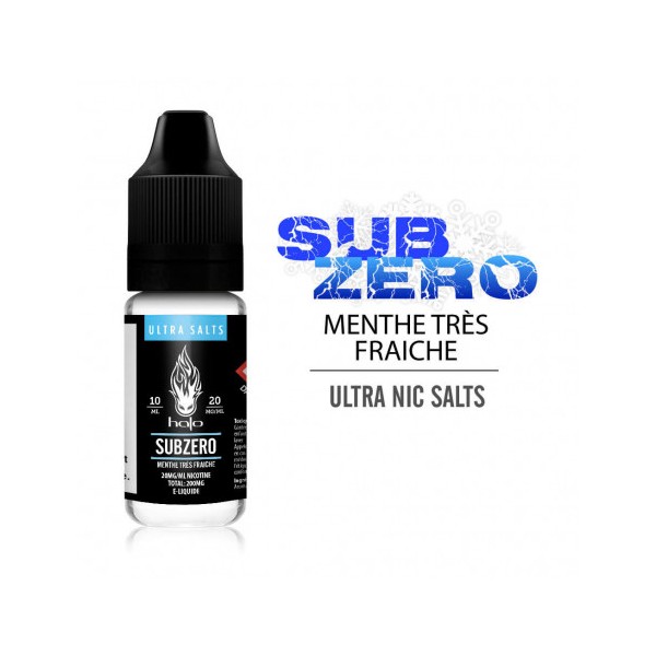 Halo Ultra Salts: Subzero 10ml Halo King Vape