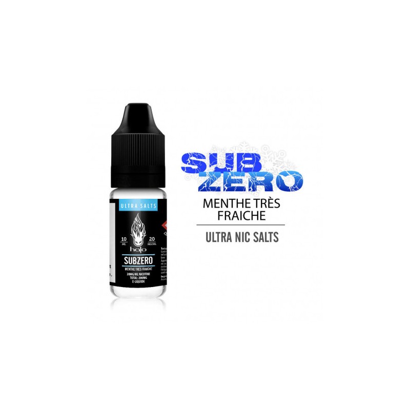 Halo Ultra Salts: Subzero 10ml Halo King Vape