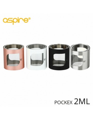 ASPIRE: PockeX Pyrex avec cover métal