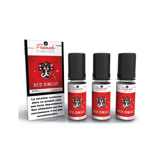 Le French Liquide: Red dingue 3x10ml Le French Liquide King Vape