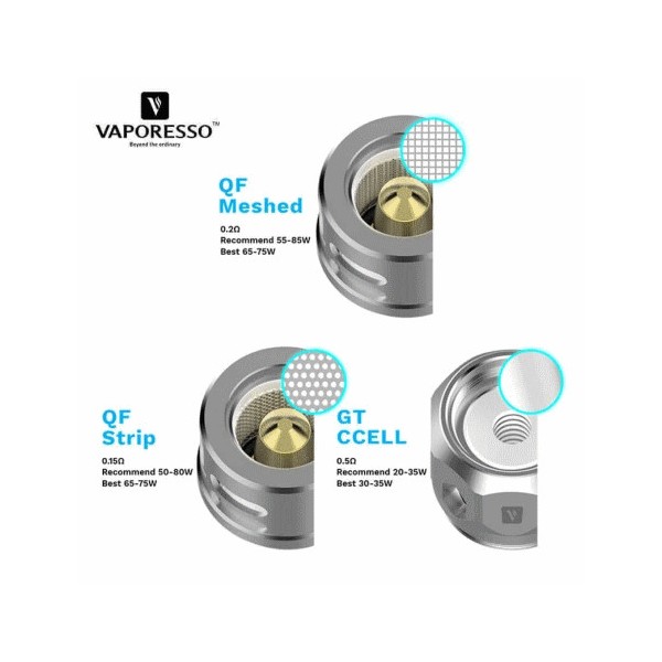 Vaporesso Résistances QF pour SKRR Vaporesso King Vape