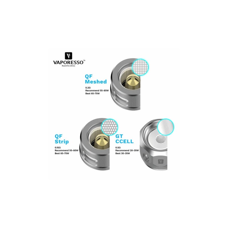 Vaporesso Résistances QF pour SKRR Vaporesso King Vape