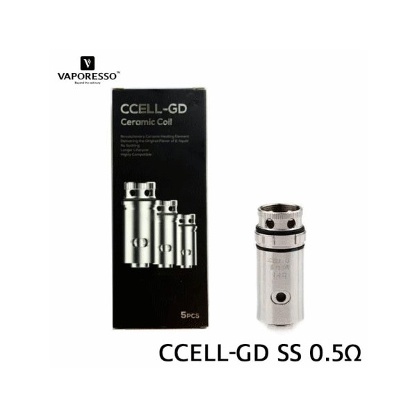 Vaporesso: Résistance CCELL-GD SS 0.5ohm