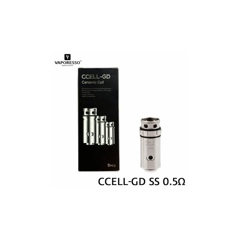 Vaporesso: Résistance CCELL-GD SS 0.5ohm Vaporesso King Vape