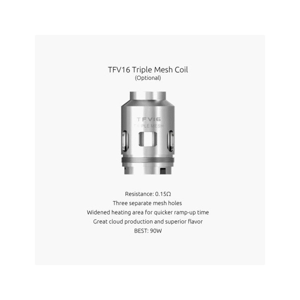 Smok Résistances TFV16 Smoktech King Vape