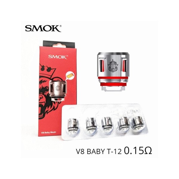 SMOK: Résistances pour TFV8 Baby et TFV12 Baby Prince Smoktech King...