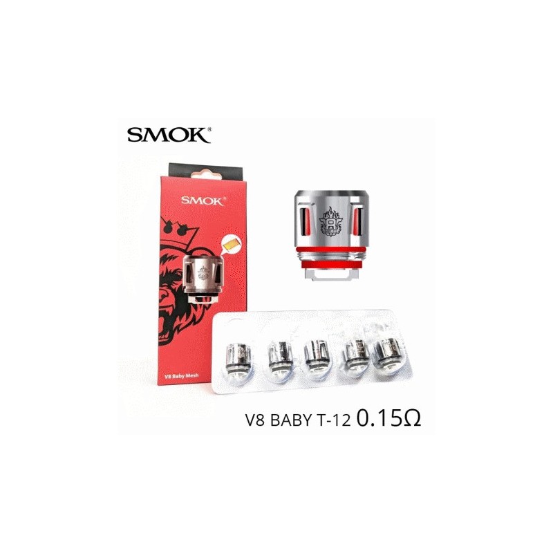 SMOK: Résistances pour TFV8 Baby et TFV12 Baby Prince Smoktech King...