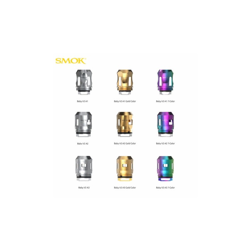 Smok Résistances pour TFV8 Baby V2 Smoktech King Vape