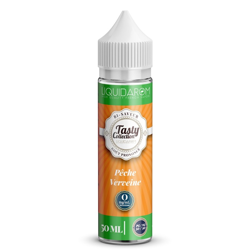 Eliquide Pêche Verveine Tasty Collection Liquidarom – Format 50ml | KingVape