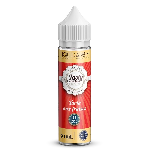 Eliquide Tarte aux Fraises Tasty Collection Liquidarom – Format 50ml | KingVape