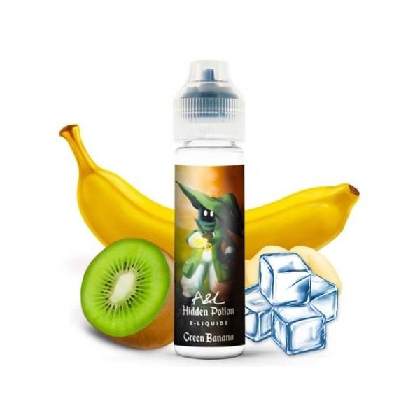 Eliquide Green Banana Hidden Potion 50ml A&L | KingVape