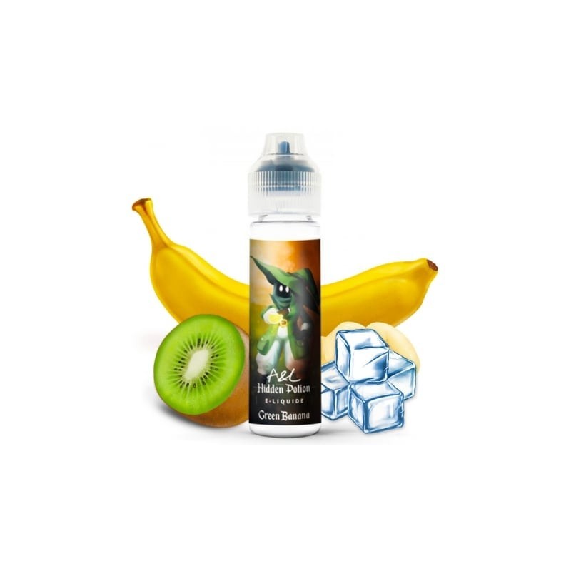 Eliquide Green Banana Hidden Potion 50ml A&L – Format 50ml | KingVape